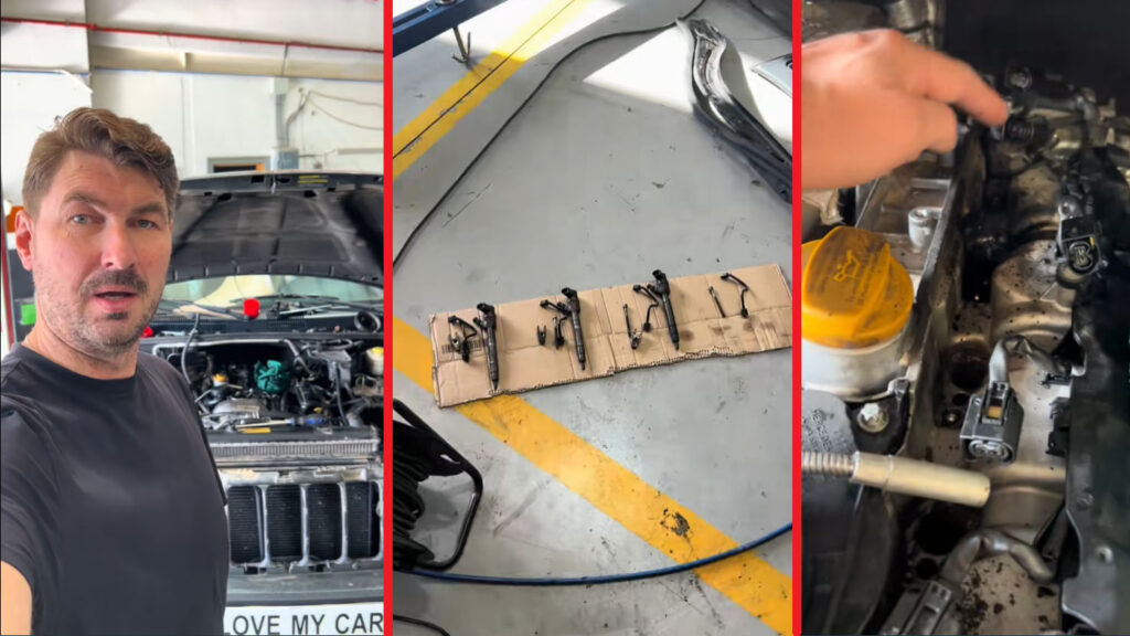 Sustitución arandelas inyectores Jeep Grand Cherokee WJ.