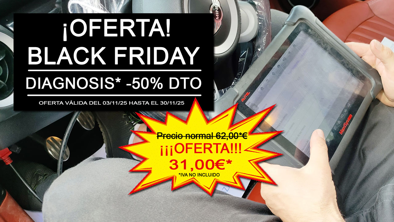 Oferta Black Friday en Talleres Love My Car, diagnosis con el 50 por ciento de descuento